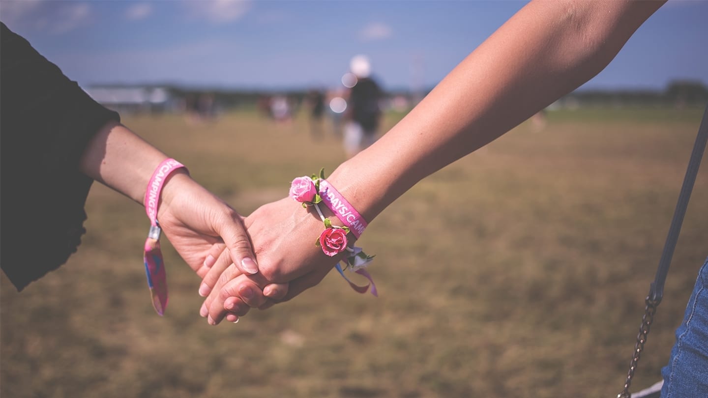 pink wristbands