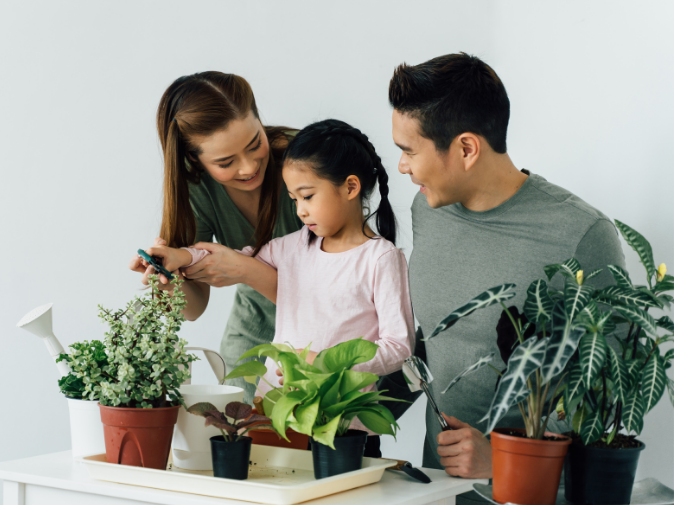 family gardening