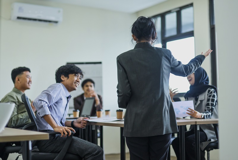 colleagues meeting