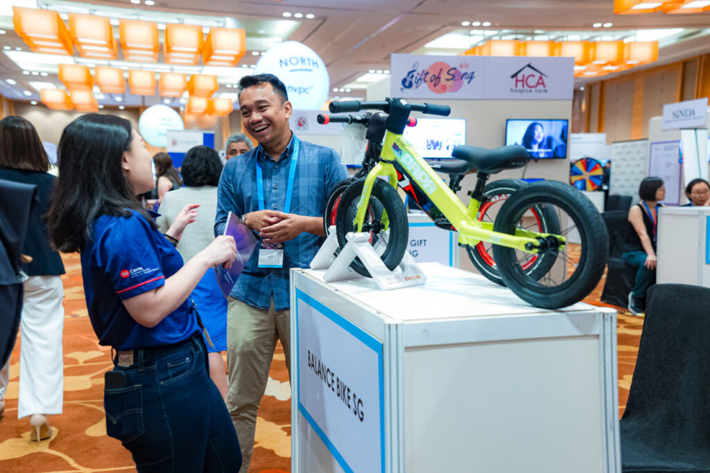 Balance Bike SG exhibition booth at State of Play 2025