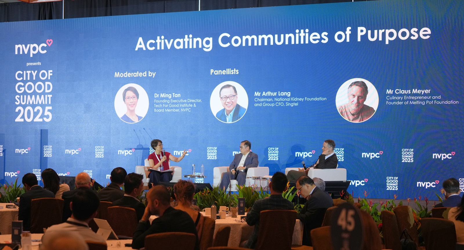 activating communities of purpose panel on stage at city of good summit 2025