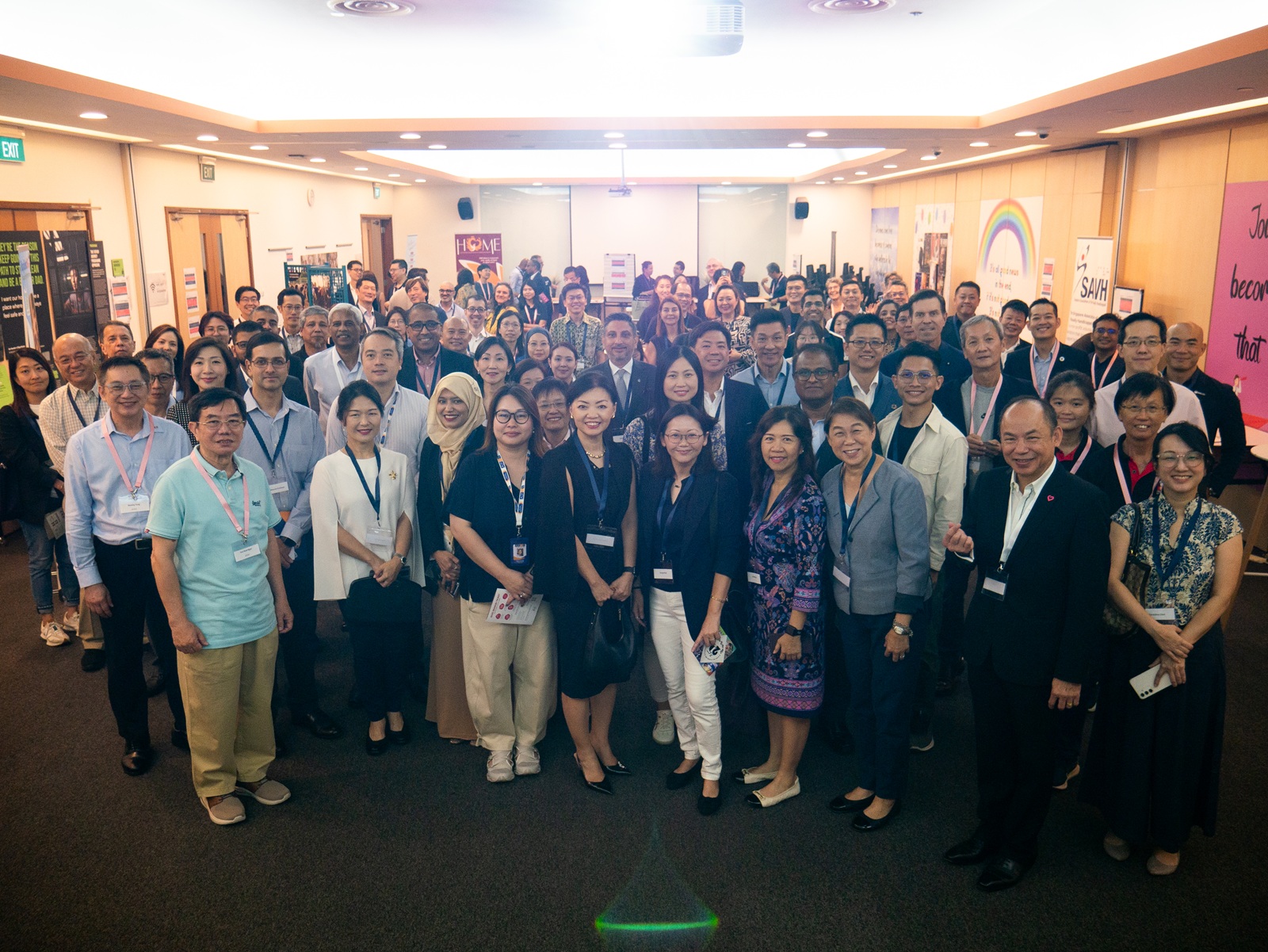 a charity board event at nvpc