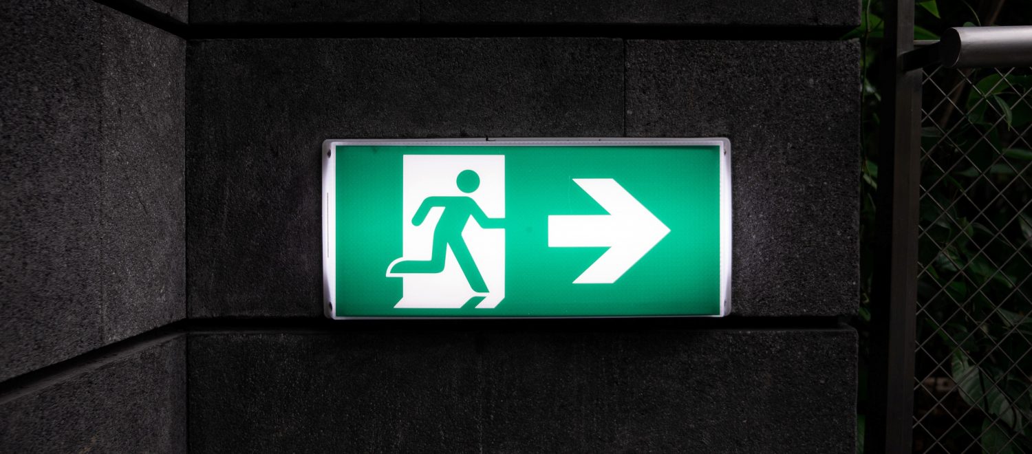 exit sign