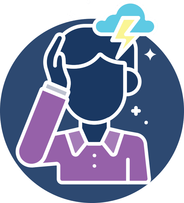 financial distress icon