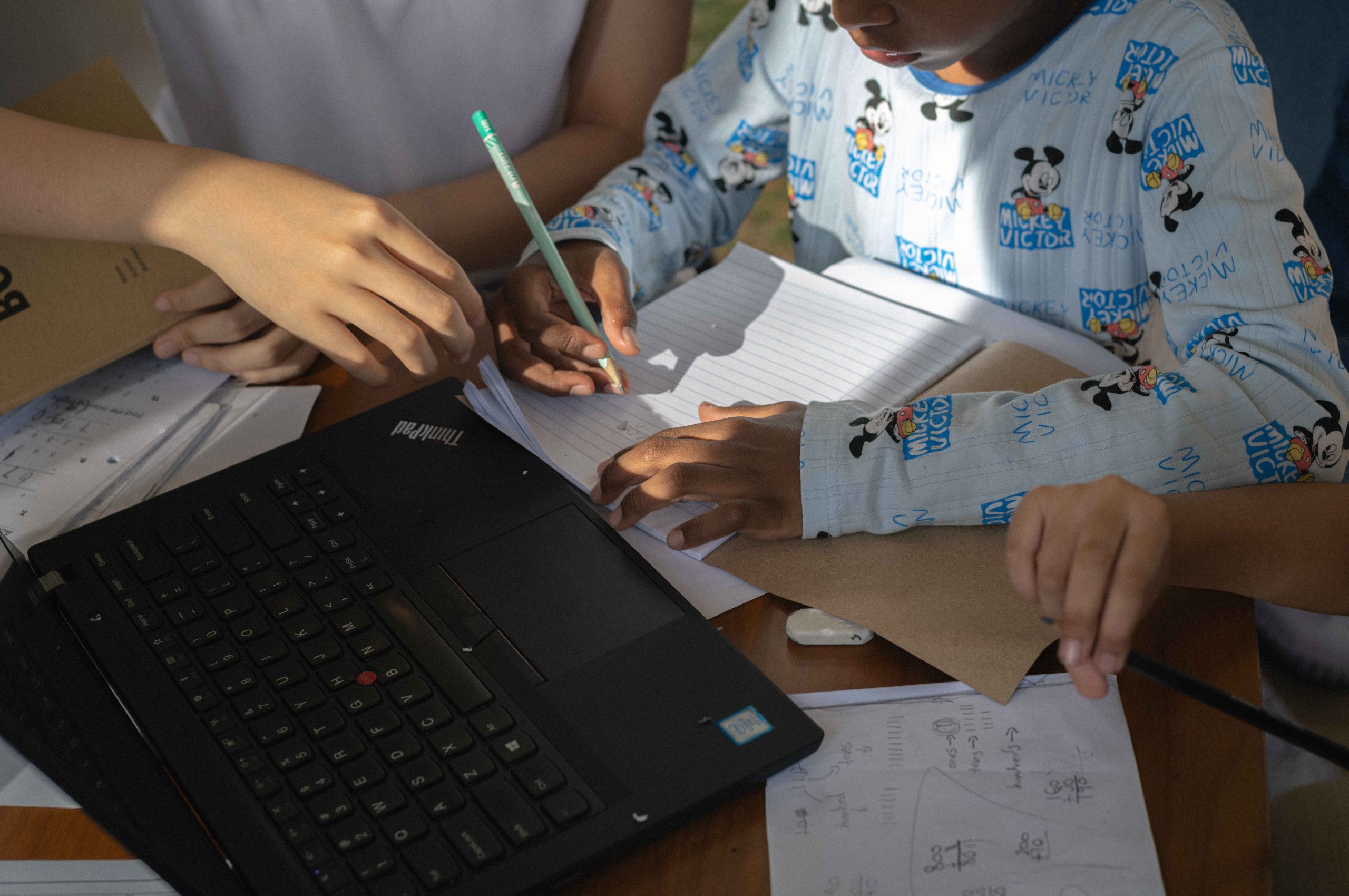 Reading programme at a charity