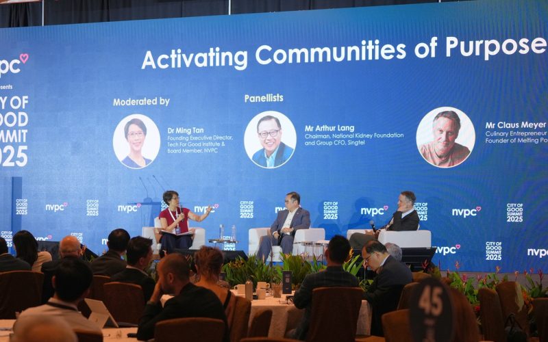 activating communities of purpose panel on stage at city of good summit 2025