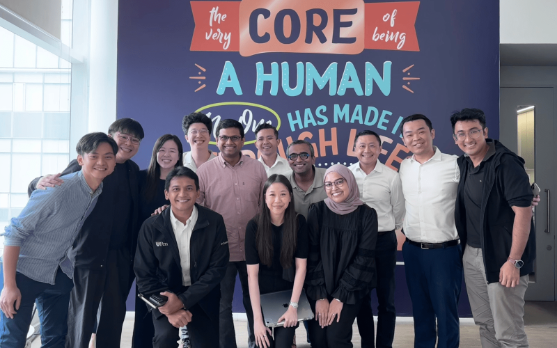 The Youth Action Group posing for a group photo ta the NVPC office